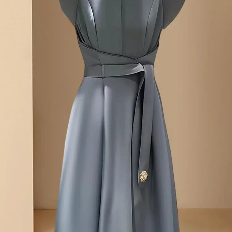 Elegant Silk Chiffon Dress