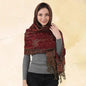 Pashmina Shawl Lady Wrap Warm Winter Scarves Design Print Female Foulard Cotton Stoles Scarf 2023