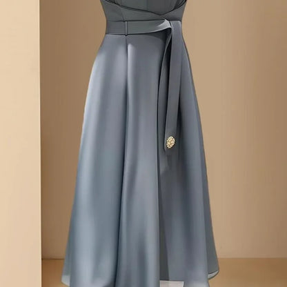 Elegant Silk Chiffon Dress