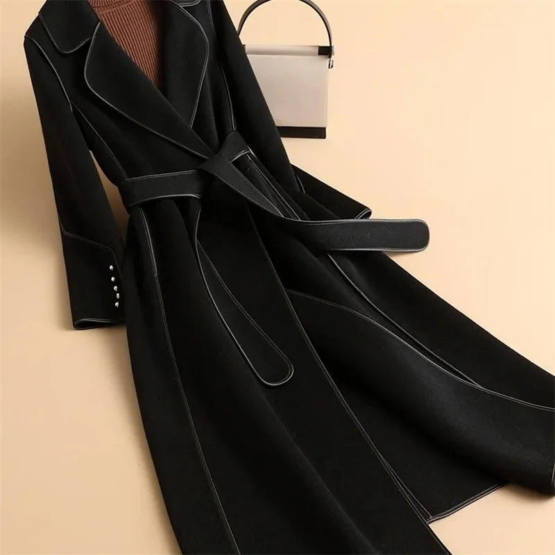 Women Coat - Wool overcoat