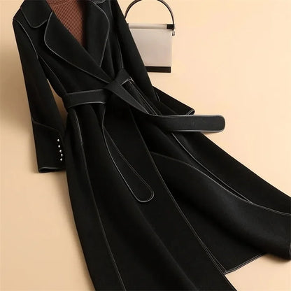 Women Coat - Wool overcoat
