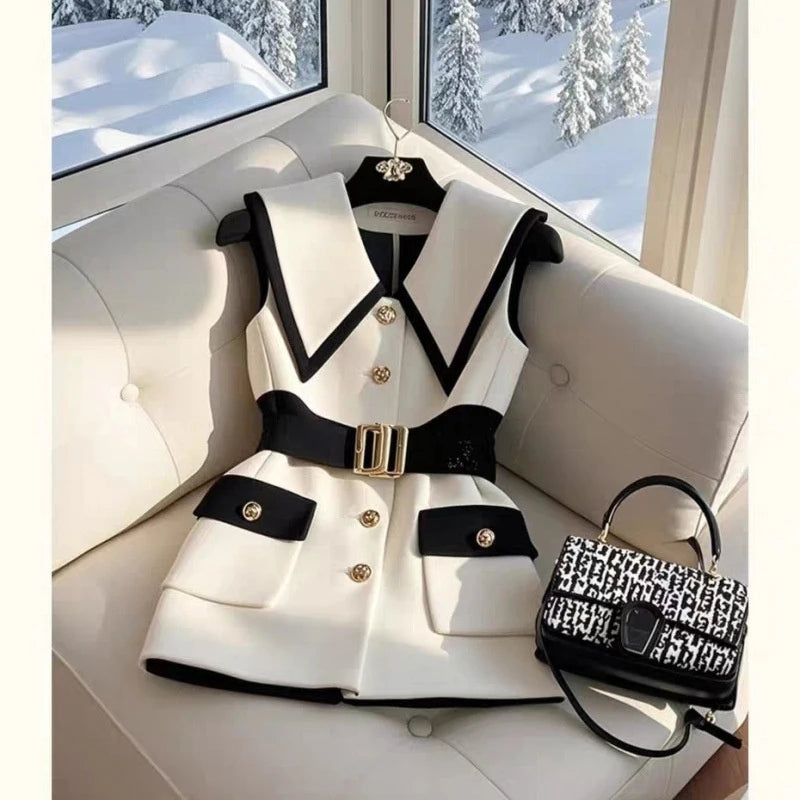 Women Vest Coat Fashion Korean Loose Casual Wild Sleeveless Waistcoat Ladies Tops