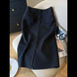 Navy Blazer Skirt